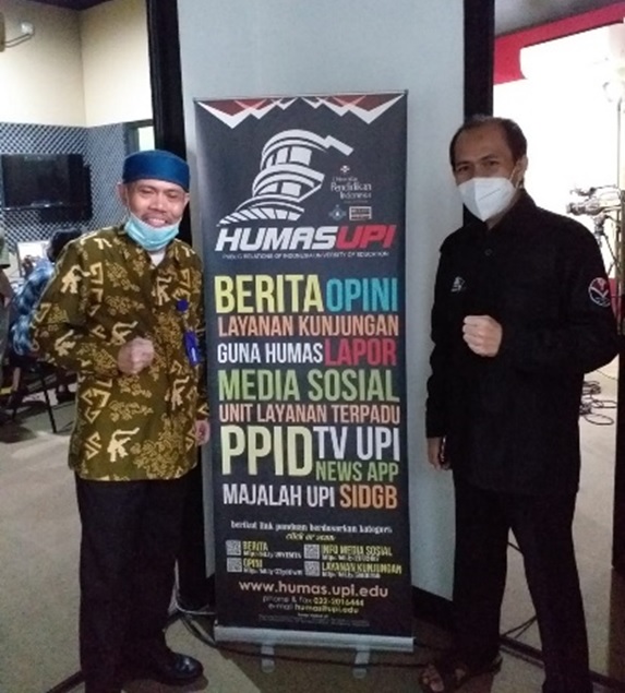 KUNJUNGAN KOORDINATOR VCDLN-TVUPI DARI TIM REKTORAT UNM KE HUMAS UPI