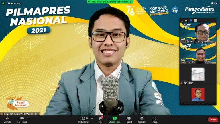 Muhammad Oka Ramadhan : Raih Peringkat 6 Pemilihan Mahasiswa Berprestasi (Pilmapres) Tingkat Nasional
