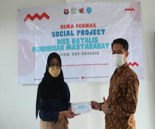 Dies Natalis Ke-65 Penmas UPI :  BEM KEMA Penmas  FIP UPI Menyelenggarakan Program Social Project  di PKBM Ash-Shoddiq