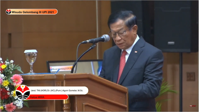 Ketua MWA UPI: Nasionalisme, SDM Berdaya Saing, dan Disiplin