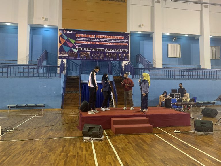Rektor UPI Sambut Tim Official dan Atlet Kontingen UPI dalam PON Papua XX 2021