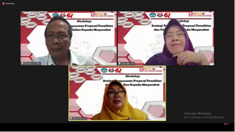LPPM UPI Selenggarakan Workshop Penyusunan Proposal Penelitian dan PKM