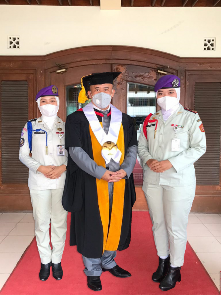 Menwa Yon XI KPGU Kembali Bantu Sukseskan Wisuda UPI Gelombang III Tahun 2021