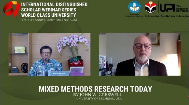 UPI GELAR WEBINAR SERIES WORLD CLASS UNIVERSITY: MIXED METHODS TODAY