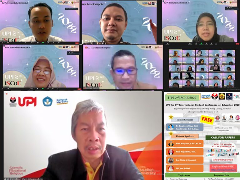 Kolaborasi Tim KKN Kel 1 Bersama Kantor Jurnal Publikasi Selenggarakan The 2nd International Student Conference on Education 2022