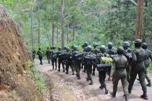 15 Calon Anggota Menwa Yon XI/UPI/RP Lakukan Serpas