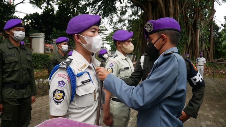 Menwa Yon XI/UPI/RP Gelar Apel Satuan