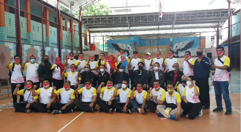 Kunjungan Menpora Tinjau Fasilitas Sentra Olahraga UPI