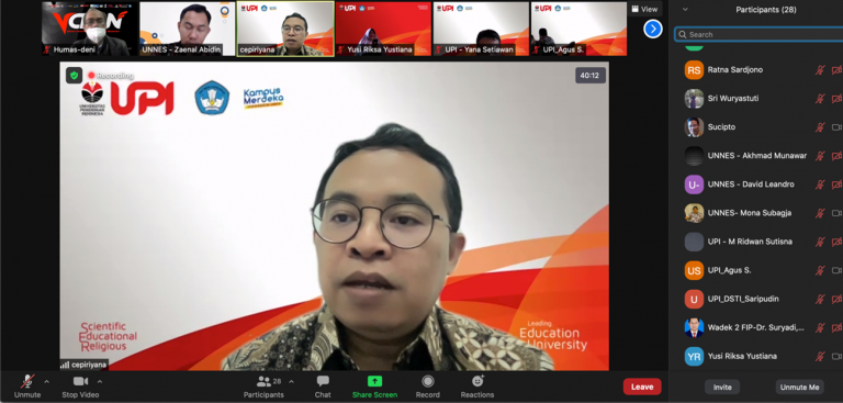 UPI Melaksanakan Studi Banding Capaian Iku Ke UNNES
