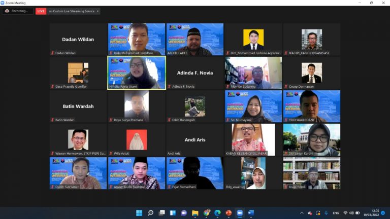 IKA UPI KOMISARIAT FPIPS GELAR SARASEHAN ALUMNI FPIPS UPI DAN WEBINAR