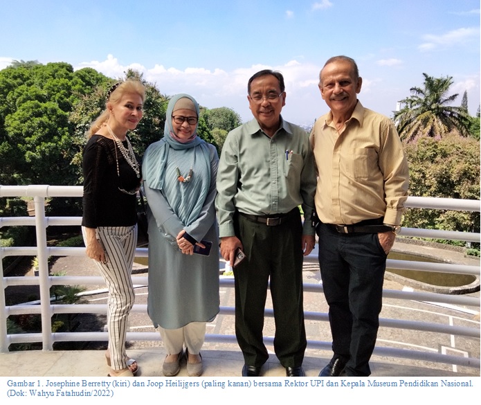 Cucu Perempuan Dominique Willem Berretty, Kunjungi Villa Isola