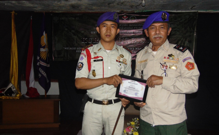 Menwa Batalyon XI UPI/RP Laksanakan Kursus Dinas Staf Angkatan 50