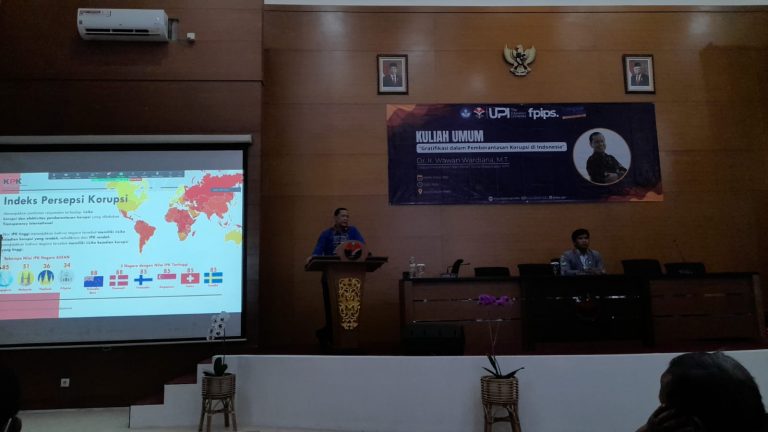 FPIPS UPI Gelar Kuliah Umum Pengendalian Gratifikasi