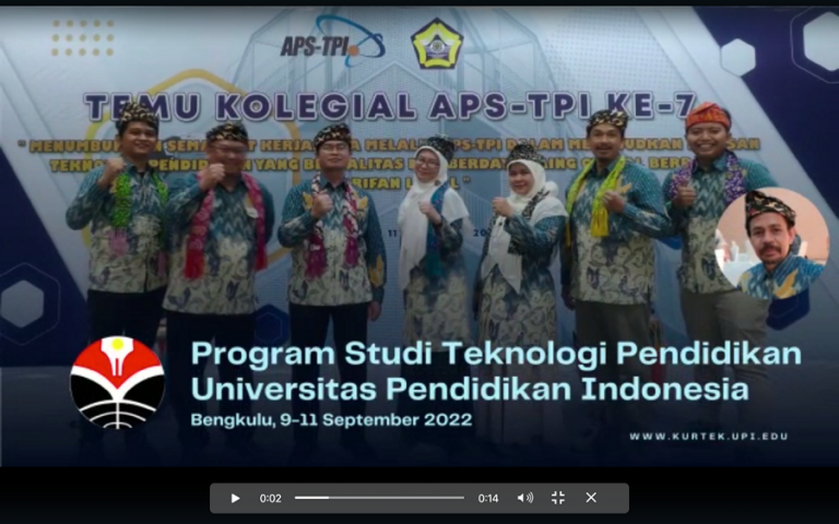 Dekan FIP UPI Membuka Temu Kolegial Teknologi Pendidikan Seluruh Indonesia Melalui APS-TPI