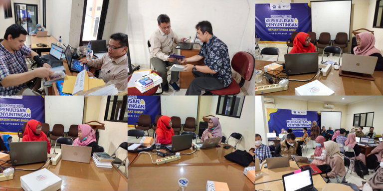 Kantor Jurnal dan Publikasi UPI, Penerbit UPI Press, dan Dosen UPI Ikuti Uji Kompetensi Penulisan dan Penyuntingan Naskah Buku di IKAPI Jabar