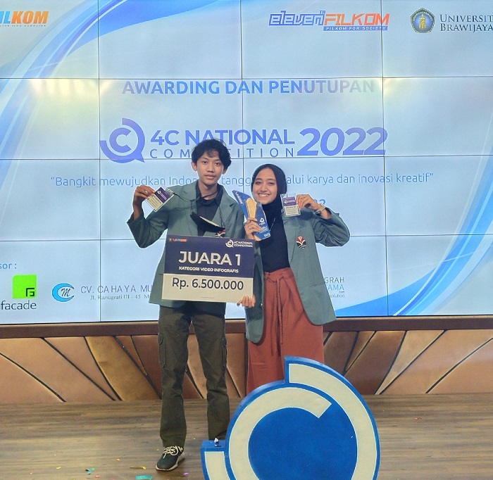 Mahasiswa Program Studi Pendidikan Ilmu Komputer FPMIPA UPI Raih Juara 1  Kompetisi 4C National Competition