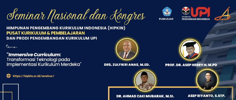 Perjuangan Berlanjut, Prof. Dr. Dinn Wahyudin, M.A. kembali terpilih menjadi Ketua Umum Himpunan Pengembang Kurikulum Indonesia (HIPKIN) Periode 2022-2026