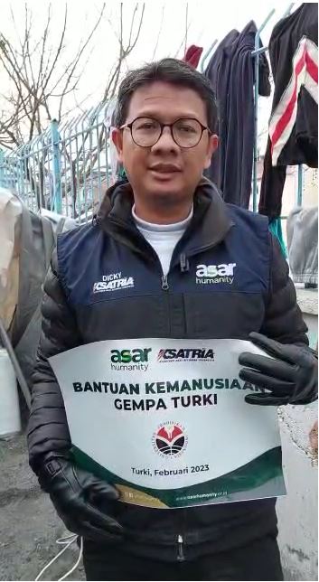DGB UPI Salurkan Bantuan untuk Gempa Bumi Turki dan Suriah