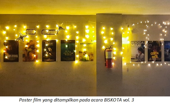 Event Pemutaran Film BISKOTA Vol 3 Diselenggarakan di Gedung Parkiran UPI