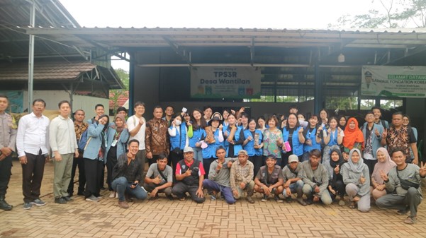 KKN UPI Dampingi Masyarakat Desa Wantilan Kabupaten Subang Optimalkan Tempat Pengelolaan Sampah Reduce Reuse Recycle