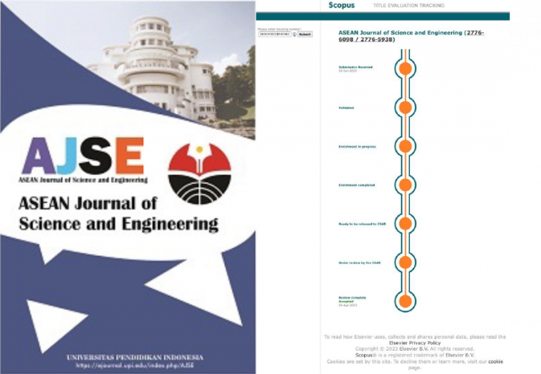 Terindeks Scopus : ASEAN Journal of Science and Engineering (AJSE) dikelola Kantor Jurnal dan Publikasi Tingkatkan Reputasi Internasional dan Capaian Indikator Kinerja Utama UPI