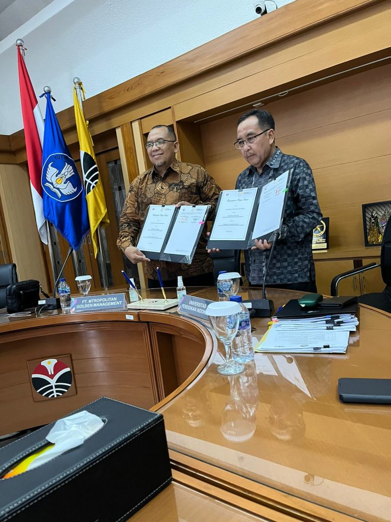 UPI dan PT. Metropolitan Golden Management Tandatangi Perjanjian Kerja Sama