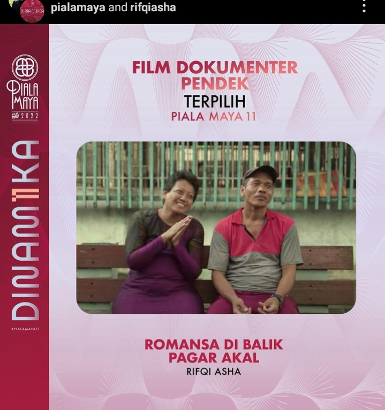 Mahasiswa FTV UPI Raih Penghargaan Film Dokumenter Pendek Piala Maya ke-11