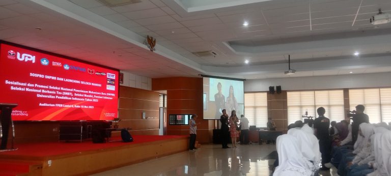 SOSIALISASI PROMOSI PENERIMAAN MAHASISWA BARU UNIVERSITAS PENDIDIKAN INDONESIA