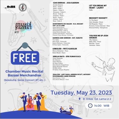 Musik Memukau di “MusikKamar #11”