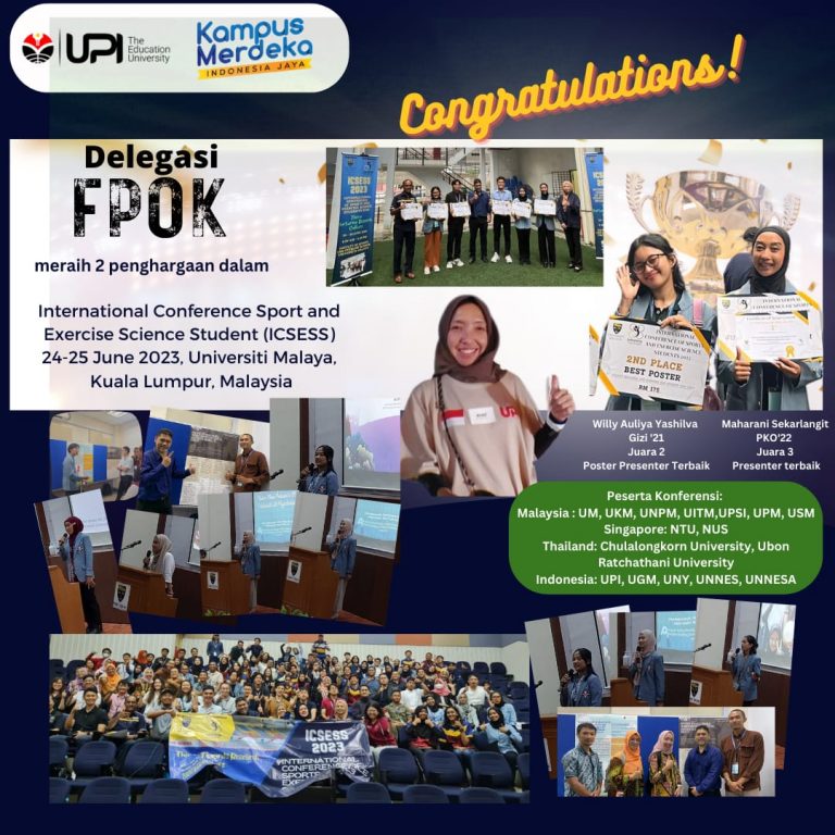 Hebat, Tingkatkan Indikator Kinerja Utama, FPOK UPI Ikuti International Conference, Research, Student Mobility, dan Student Volunteer di 3 Universitas di Malaysia