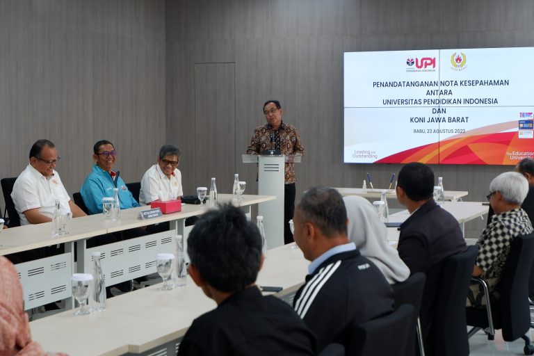 UPI Tegaskan Dukungannya pada KONI Prov. Jabar