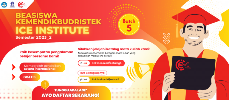 Kemdikbudristek Buka Pendaftaran Beasiswa ICE Institut Batch 5 Tahun 2023, Simak Tata Cara dan Jadwal Pendaftaranya