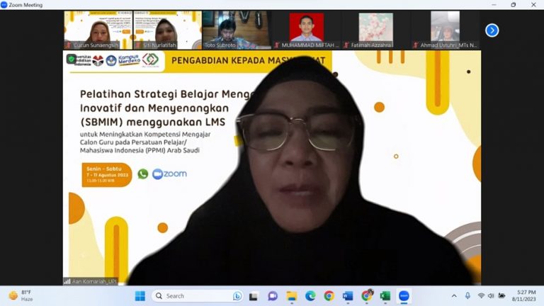 Sukses Gelar Pengabdian Kepada Masyarakat, Tim PkM Program Studi Pendidikan Profesi Guru (PPG)  Latih  Strategi Belajar Mengajar Inovatif dan Menyenangkan (SBMIM)