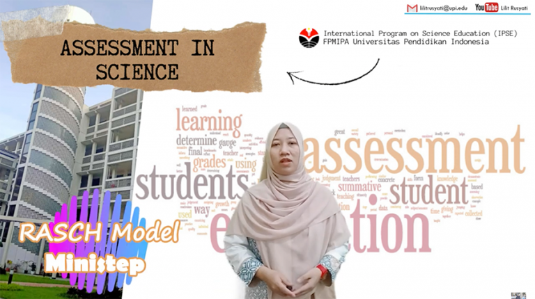 Sajikan Assessment in Science: Item Analysis with Rasch Model using Ministep, Lilit Rusyati, S.Pd., M.Pd Memenangi Kompetisi Karya Inovasi Kemdikbudristek Kategori Video Tutorial/Demonstrasi