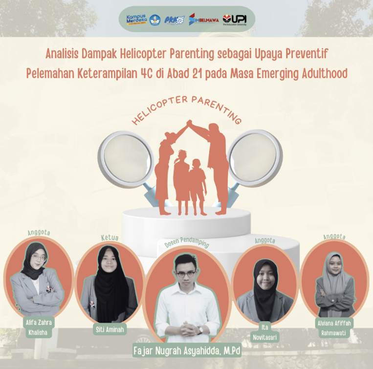 Tim Mahasiswa UPI Kaji Dampak Negatif Helicopter Parenting dalam Pengasuhan Anak