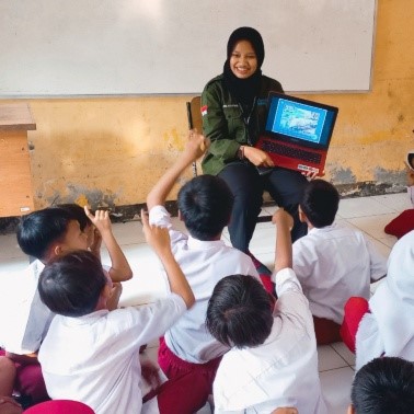 Mahasiswa KM 5 UPI Ciptakan Mars untuk SDN Rancagede III