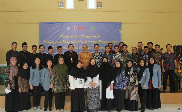 Mahasiswa Magister Pendidikan Matematika UPI Selenggarakan Pengabdian Masyarakat di MTs Sekolah Cinta Ilmu
