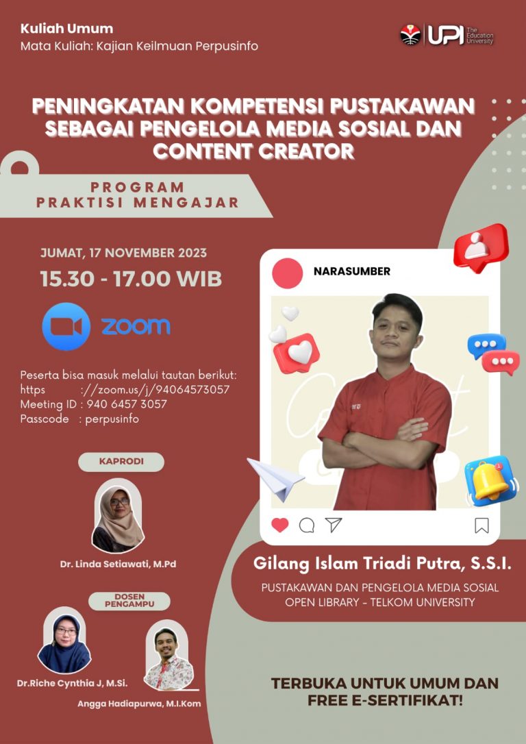Tantangan Pustakawan: Peningkatan Kompetensi sebagai Pengelola Media Sosial dan Content Creator
