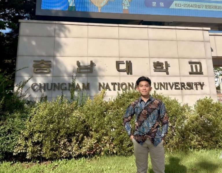 Candra Dwi Pebrian Kuliah di Chungnam National University di Korea Selatan  Melalui Program Exchange CNU X Global Korea Scholarship Fall Semester 2023
