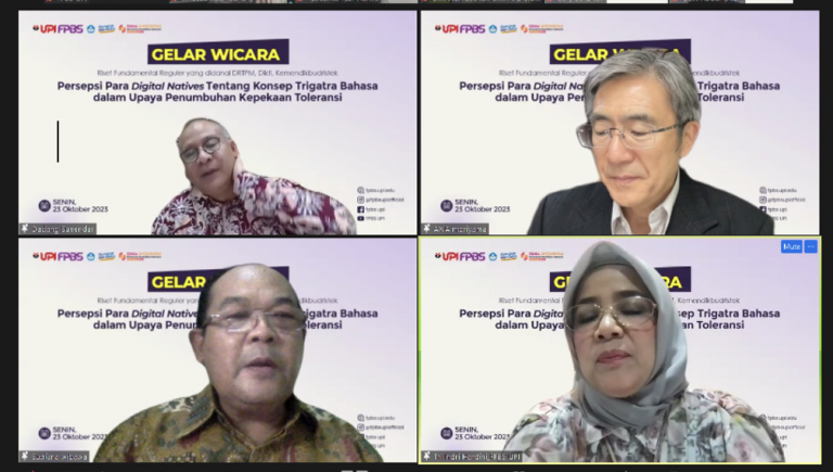 Gelar Wicara UPI Soroti Pentingnya Persepsi Trigatra Bahasa bagi Digital Natives Tumbuhkan Kepekaan Toleransi
