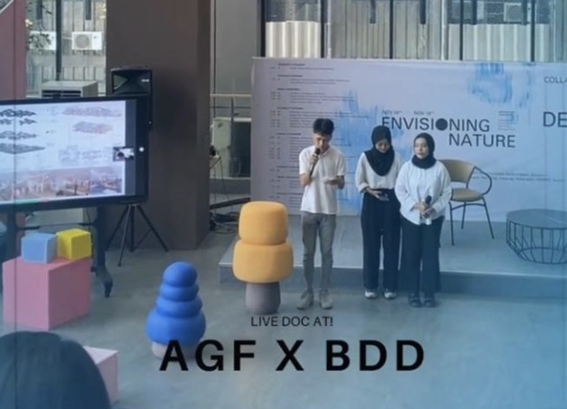 Tim Arsitektur UPI Raih Juara Pertama di Sayembara Ruang Publik AGF x BDD