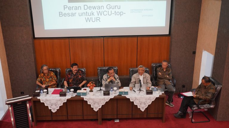Ketua DGB UPI Ingatkan Para Guru Besar untuk Lakukan Pembinaan Guna Mendukung Kebijakan dan Implementasi WCU