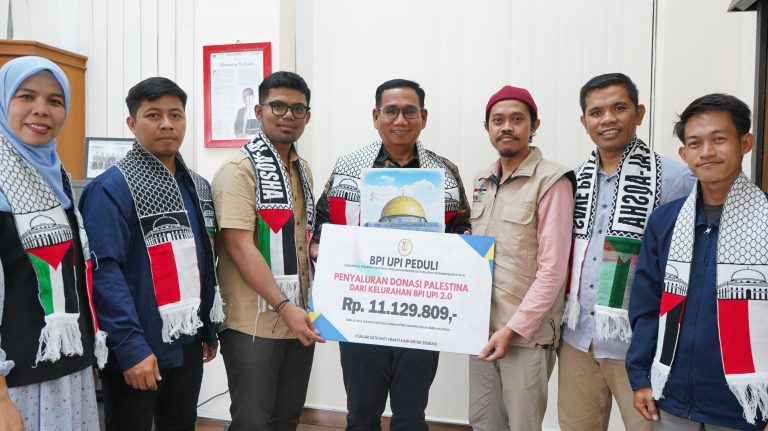 Kelurahan Penerima Beasiswa Pendidikan Indonesia UPI 2.0 Menyalurkan Donasi Peduli Palestina