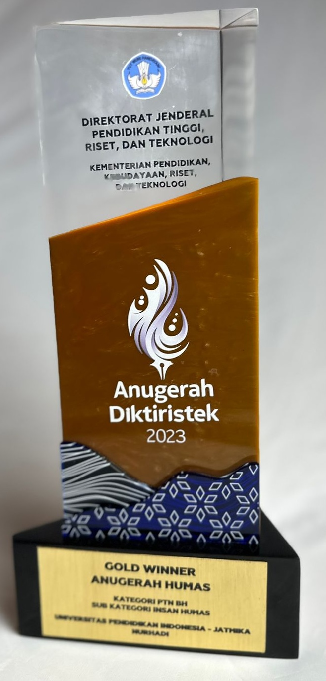 Kasi TV dan Radio Humas UPI Pertahankan Gold Winner Insan Humas di Anugerah Diktiristek 2023
