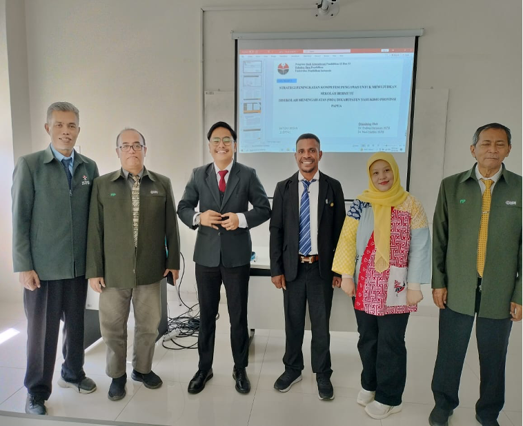 Eston Albert Magayang, Mahasiswa Pedalaman Papua yang sukses Menyelesaikan Kuliah Sarjana Prodi Administrasi Pendidikan FIP UPI