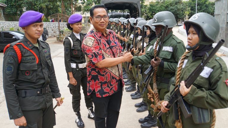 15 Siswa Calon Anggota Menwa Yon XI/UPI/RP Ikuti Pendidikan Latihan Dasar Militer