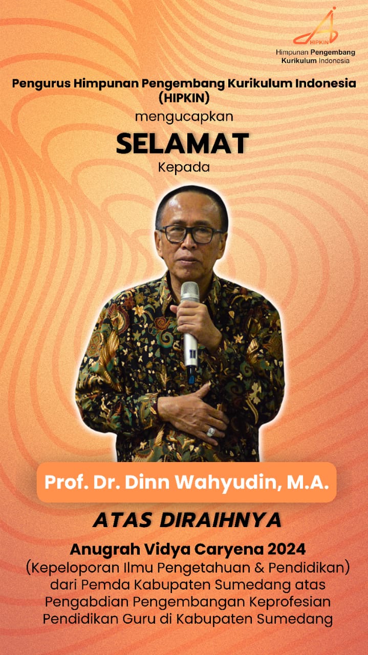 Aktif Berkiprah Membangun Pendidikan Bangsa : Prof. Dr. Dinn Wahyudin, MA Raih Anugrah Vidya Caryena 2024