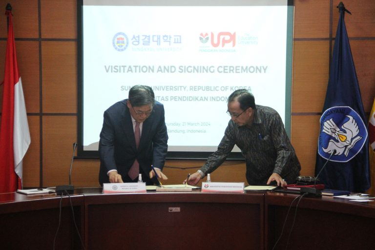 UPI dan Sungkyul University Tandatangani MoU