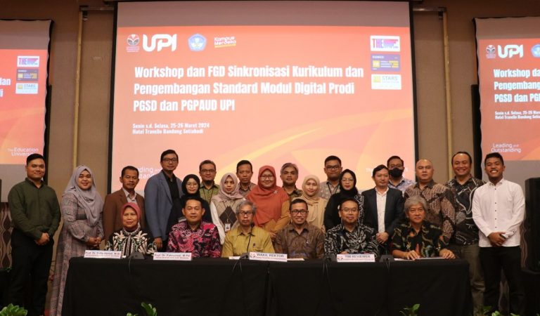 Workshop dan Focus Group Discussion (FGD) Dilaksanakan untuk Sinkronisasi Kurikulum dan Pengembangan Modul Digital di Prodi PGSD dan PGPAUD UPI