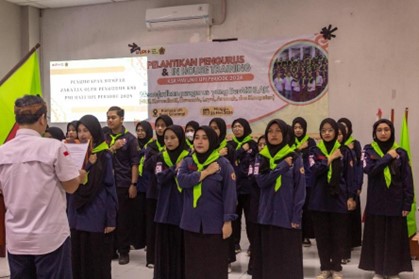 Pelantikan Pengurus KSR PMI Unit UPI Periode 2024